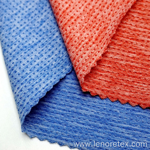 Nylon Polyester Spandex Knitted Eyelet Mesh Fabric